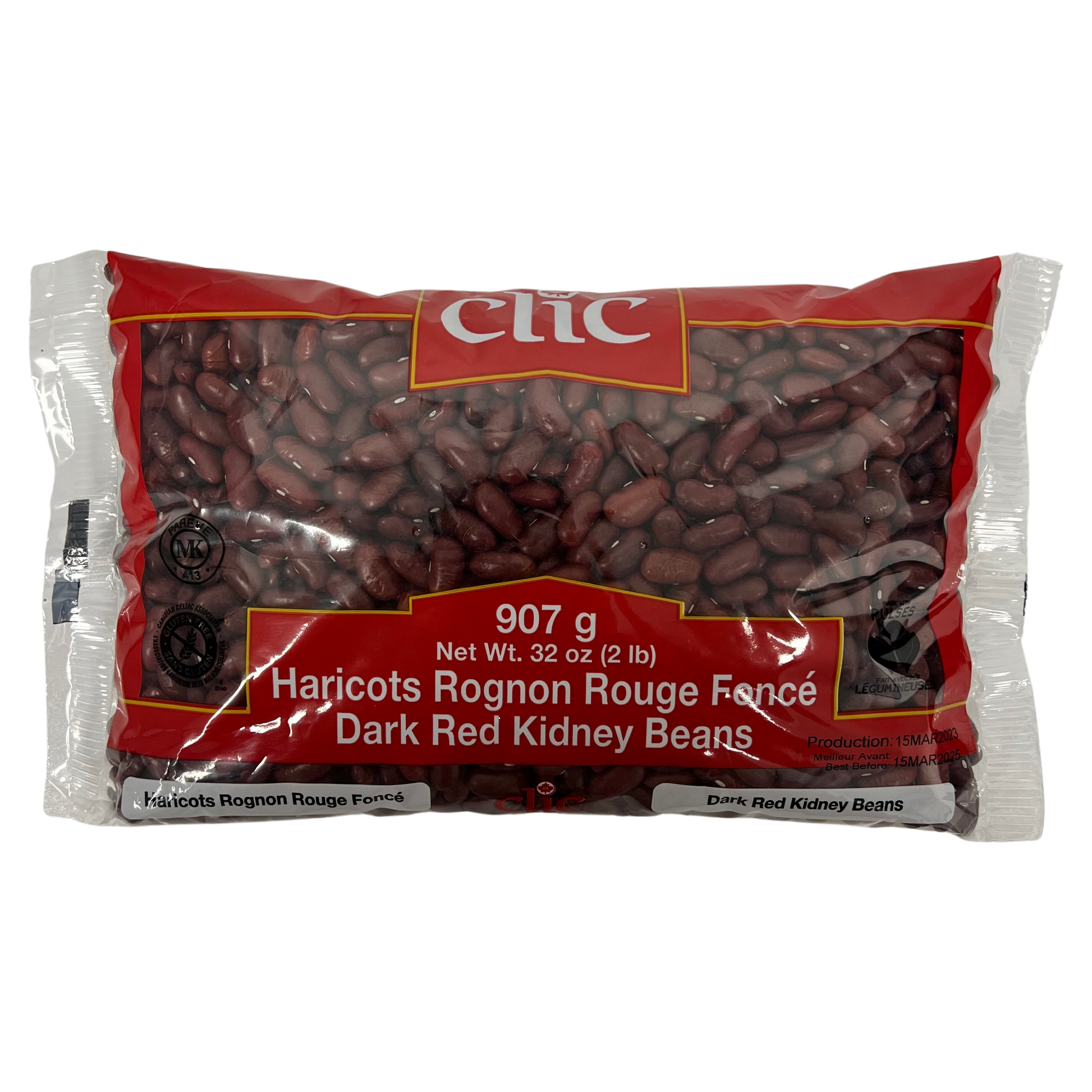 Clic Dark Red Kidney Beans 2 Lbs Sirprize