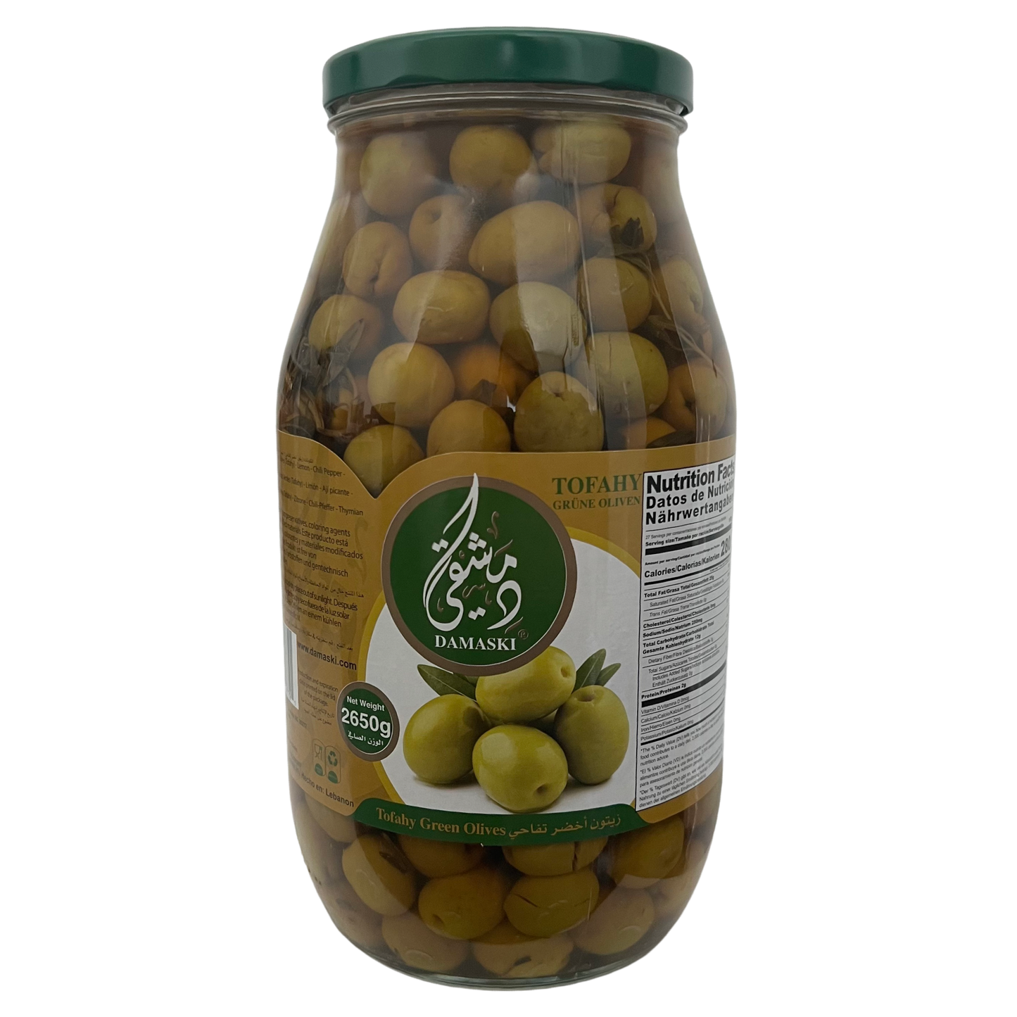 Damaski Green Olive Tofahy 2650g Sirprize